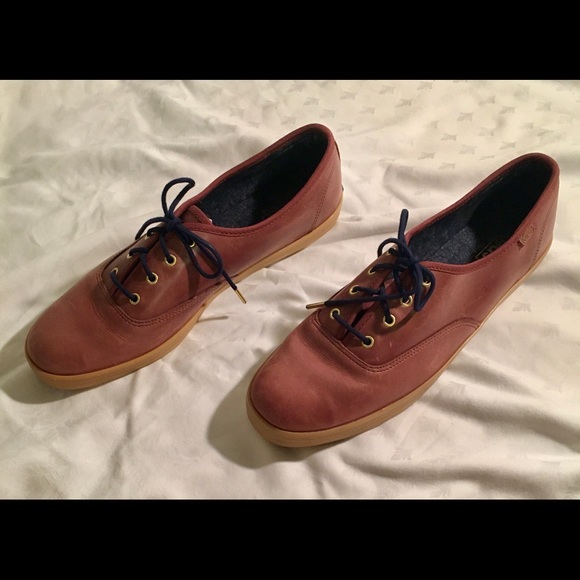 keds leather loafers
